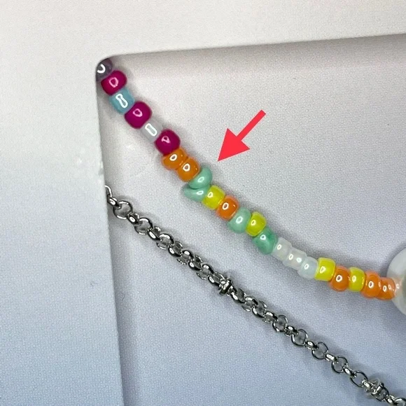 INC International Concepts Mixed Bead and Evil Eye Pendant Necklaces 2 Pc Set - Picture 8 of 11